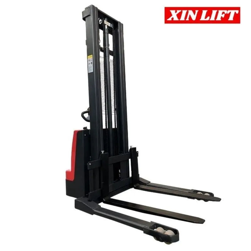 2000 kg/ 3.5 metros Apilador Full Eléctrico Hombre Caminando Base Ancha Marca XIN LIFT